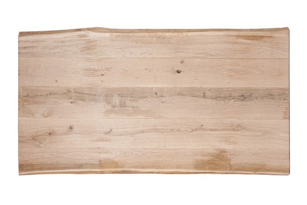 Tischplatte Eiche natürliche Baumkante 160_80 cm