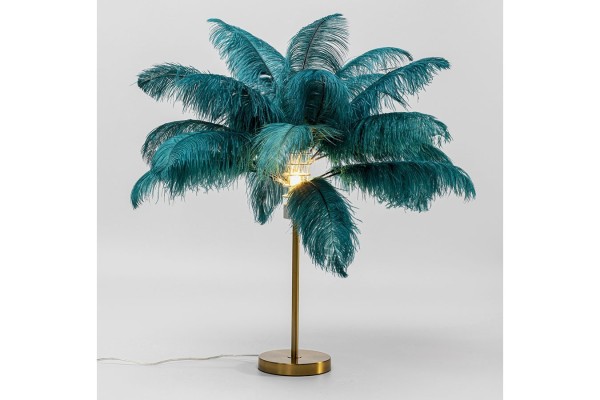 Tischlampe Feather Palm grün