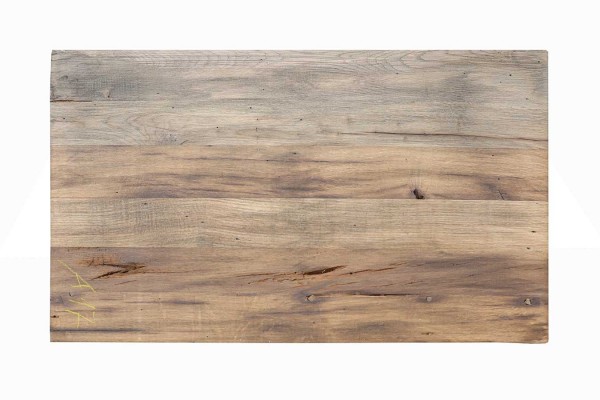 Tischplatte recyceltes Massivholz