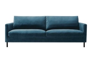 Sofa 3 Sitzer Impala Classic Samt dunkelblau