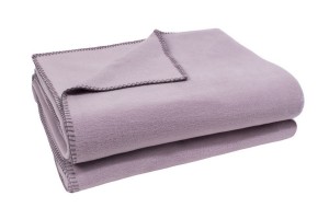zoeppritz Soft-Fleece Decke 180 x 220 cm lavendel