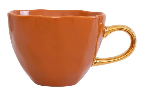 Kaffeetasse Porzellan orange