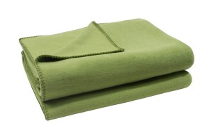 Soft-Fleece Decke 110 x 150 cm grün