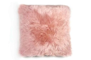 Fellkissen Flax dunkel rosa 40x40cm