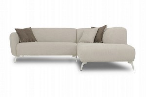 Sofakombination Stoff beige b 285 cm