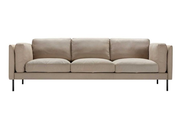 Sofa 3,5 Sitzer Sigrid Exclusiv Leder sand