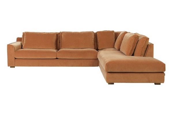 Sofa 4 Sitzer Grant Stoff bronze