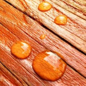 Holz Tischplatte wasserabweisend