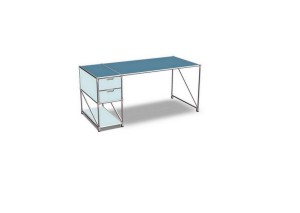 Schreibtisch blau B 174 cm