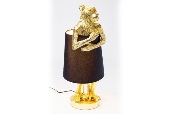 Tischlampe Affe gold