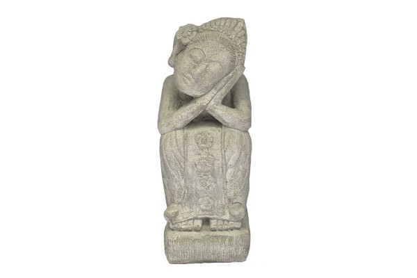 Steinfigur Mimpi balinesische Frau H 60 cm