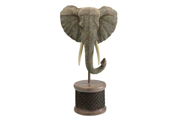 Dekofigur Elefant Kopf H 76 cm