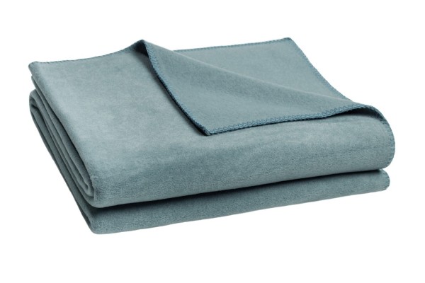 Soft-Fleece Decke 160 x 200 cm denim