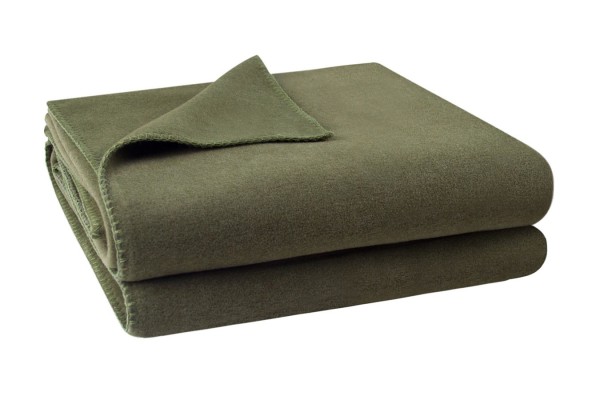 Soft-Fleece Decke 160 x 200 cm olive 