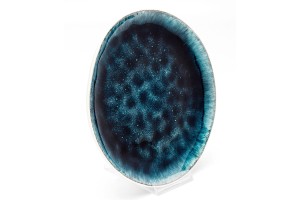 Desserteller Keramik blau D 21cm